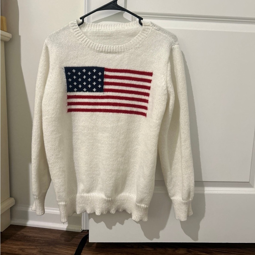 american flag sweater